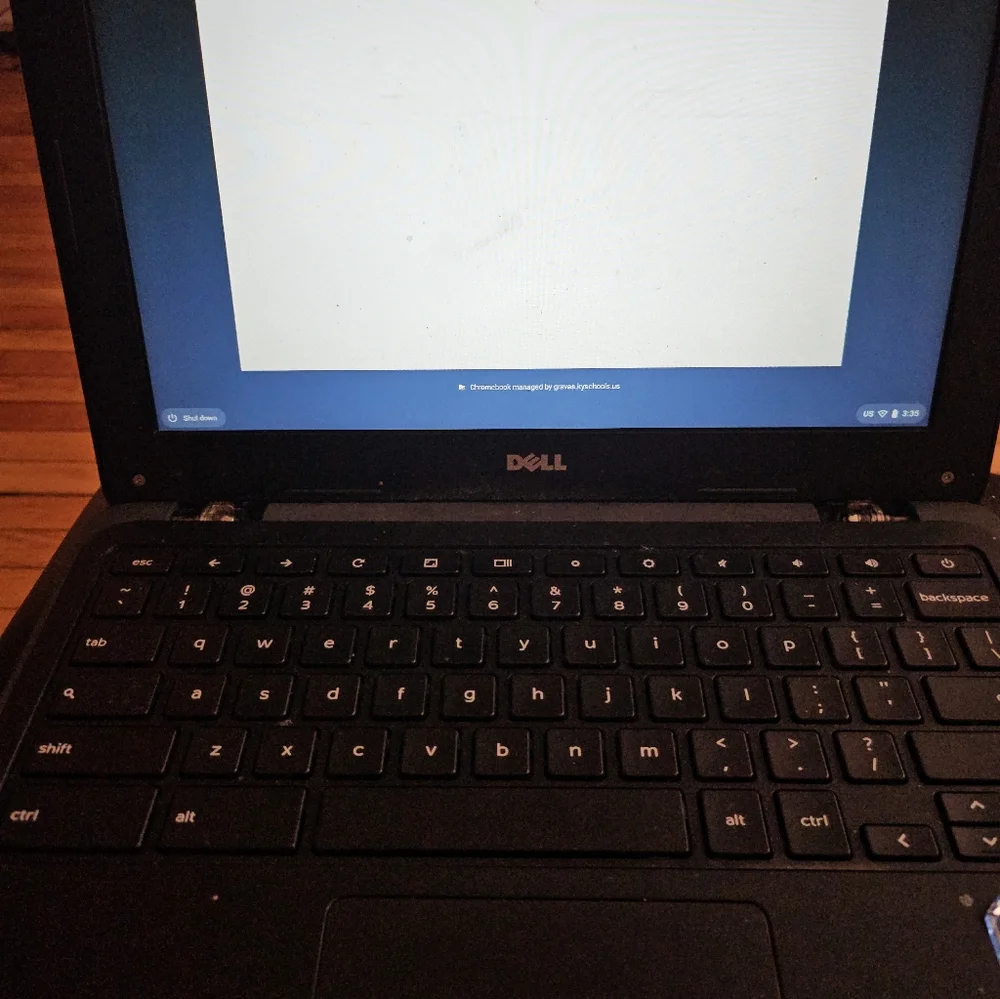 Dell Black Chromebook Laptop
